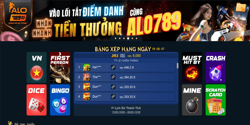 Hướng dẫn tham gia chơi game bài ALO789